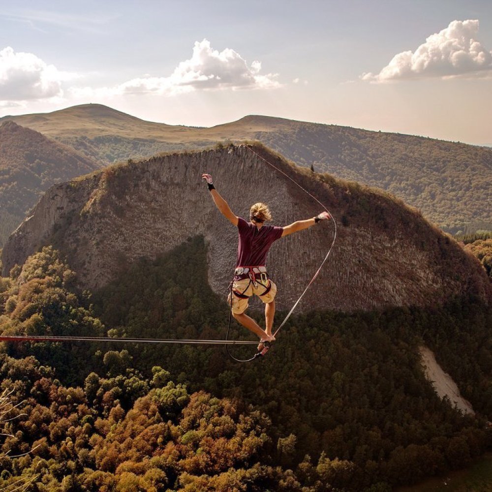New slackline worldrecord Stubai Sports